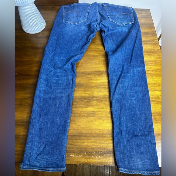 G-Star Raw 3301 Slim Jeans 34X32 - Picture 2 of 8